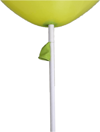 PSS30 - 100 Papier-Ballonstäbe mit Stecksystem