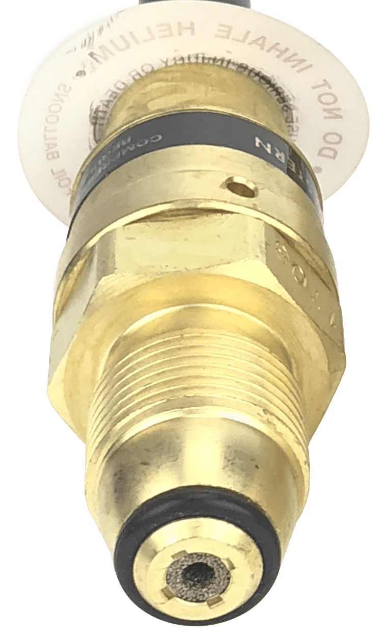 P-DRG - Helium-Abfülldüse mit Gummi-Knickventil PREMIUM