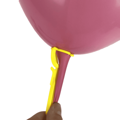 ZBS-007 - Einteilige orange Ballon-Haltestäbe 35 cm