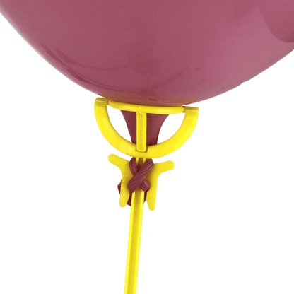 ZBS-007 - Einteilige orange Ballon-Haltestäbe 35 cm