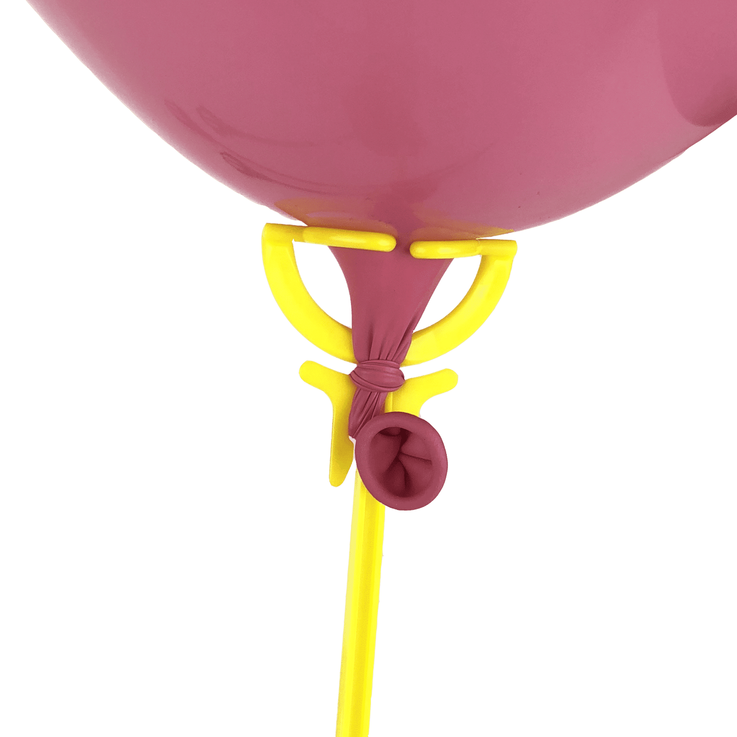 ZBS-007 - Einteilige orange Ballon-Haltestäbe 35 cm