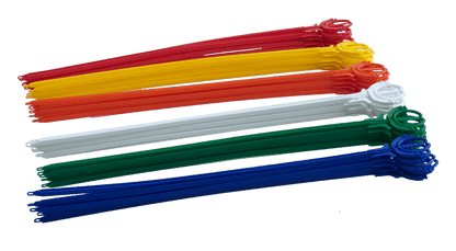 ZBS-011 - Einteilige grüne Ballon-Haltestäbe 35 cm