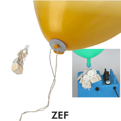 ZEF - 100 ZIBI-Fix-Schnurverschlüsse aus Baumwolle und Karton, kompostierbar
