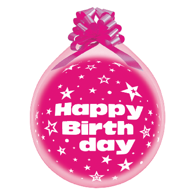 R145-984 - Stufferballons Happy Birthday Sterne